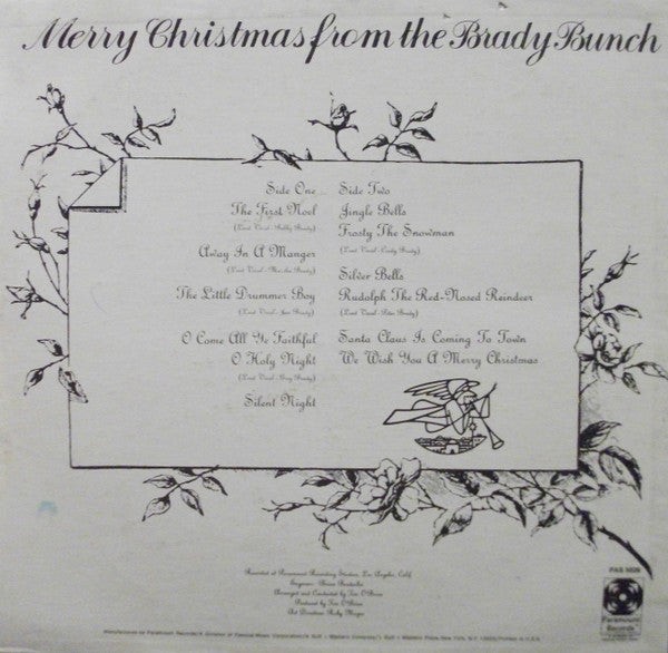 The Brady Bunch : Merry Christmas From The Brady Bunch (LP, Album)