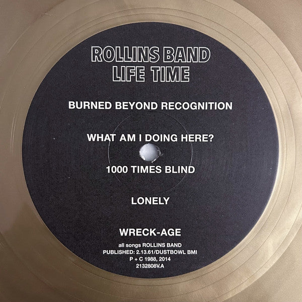 Rollins Band : Life Time (LP, Album, RE, RM, Met)