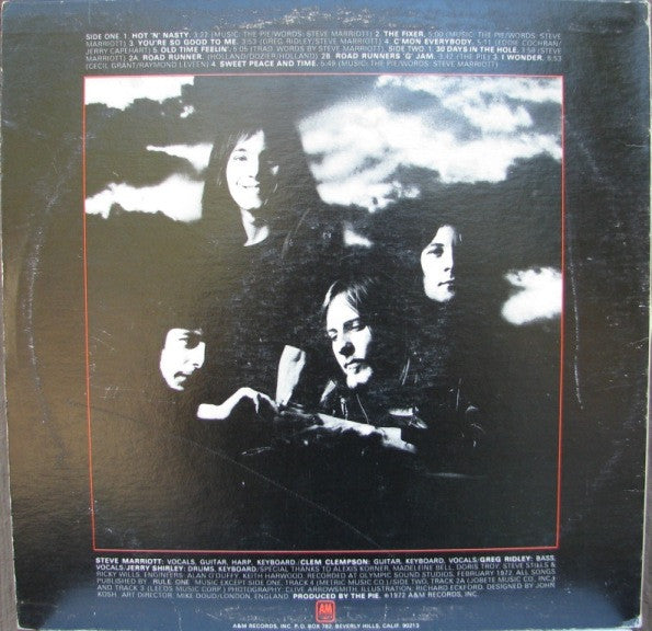 Humble Pie : Smokin' (LP, Album, RE, Mon)