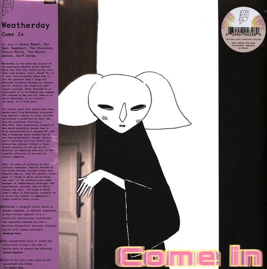 Weatherday : Come In (2xLP, Album, Ltd, RE, Pai)