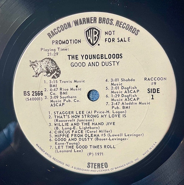The Youngbloods : Good And Dusty (LP, Album, Promo, San)