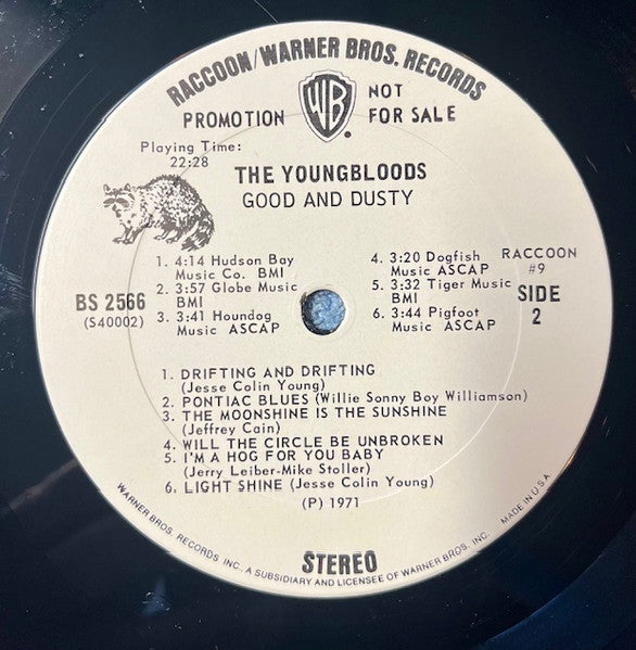 The Youngbloods : Good And Dusty (LP, Album, Promo, San)
