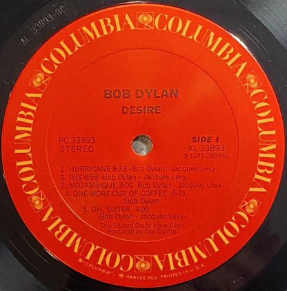 Bob Dylan : Desire (LP, Album)
