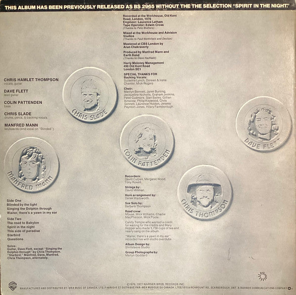 Manfred Mann's Earth Band : The Roaring Silence (LP, Album, RE, Qua)