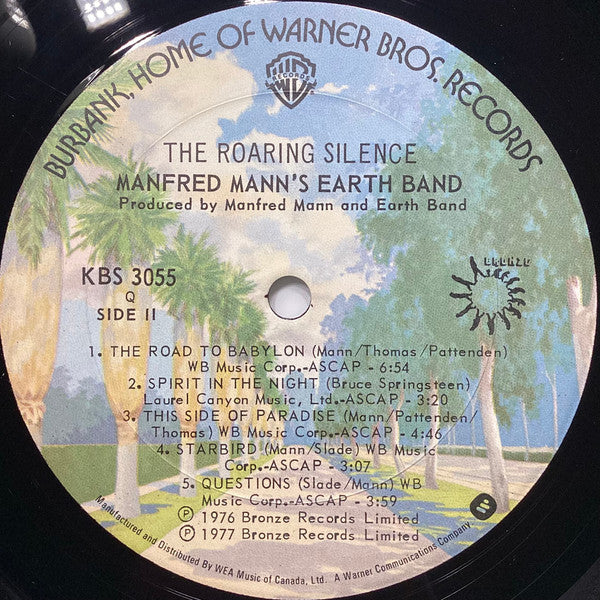 Manfred Mann's Earth Band : The Roaring Silence (LP, Album, RE, Qua)