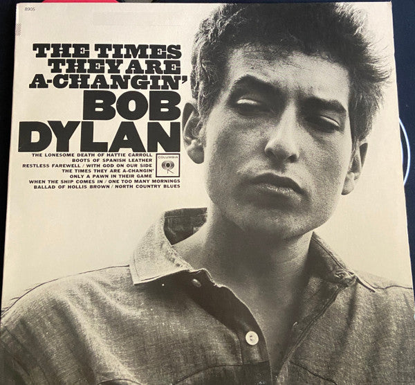 Bob Dylan : The Times They Are A-Changin' (LP, Album, RP, Car)