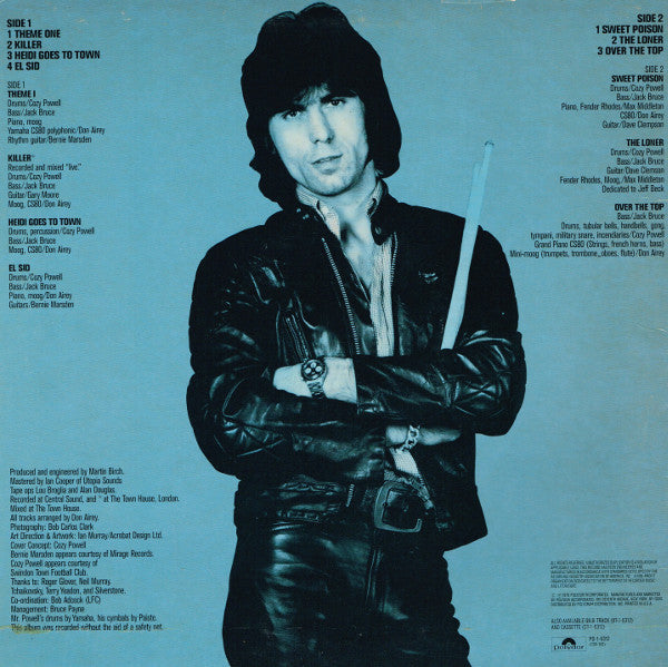 Cozy Powell : Over The Top (LP, Album, 18 )