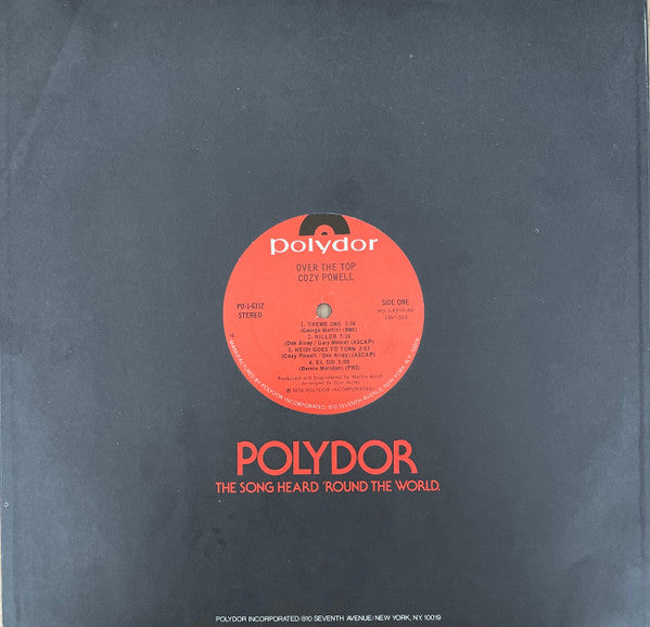 Cozy Powell : Over The Top (LP, Album, 18 )