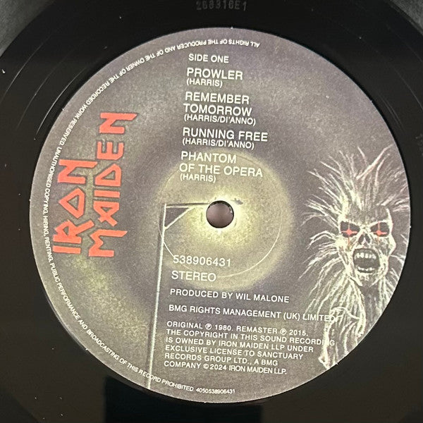 Iron Maiden : Iron Maiden (LP, Album, RE)
