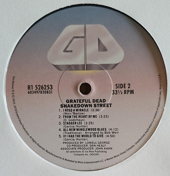 The Grateful Dead : Shakedown Street (LP, Album, RE)