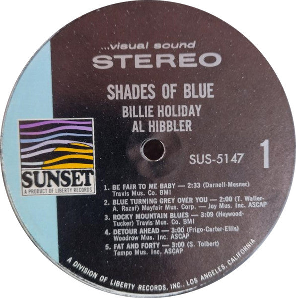 Billie Holiday & Al Hibbler : Shades Of Blue (LP, Comp)
