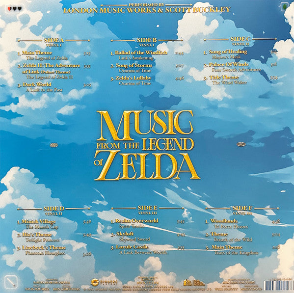London Music Works : Music From The Legend Of Zelda (3xLP, Tur)