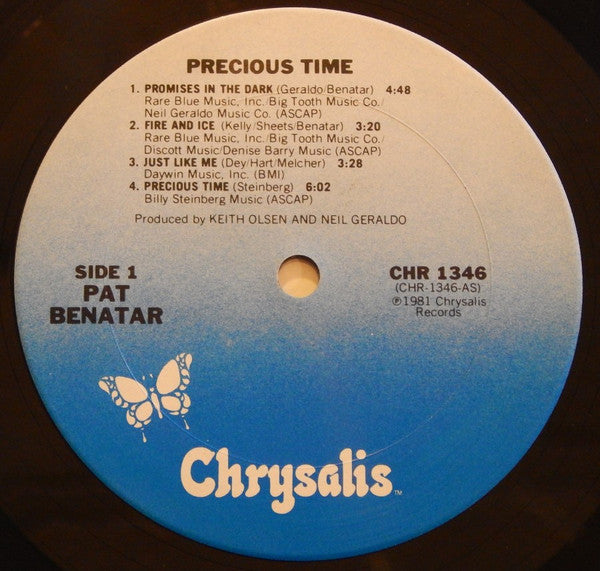 Pat Benatar : Precious Time (LP, Album, San)