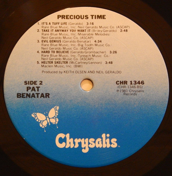 Pat Benatar : Precious Time (LP, Album, San)
