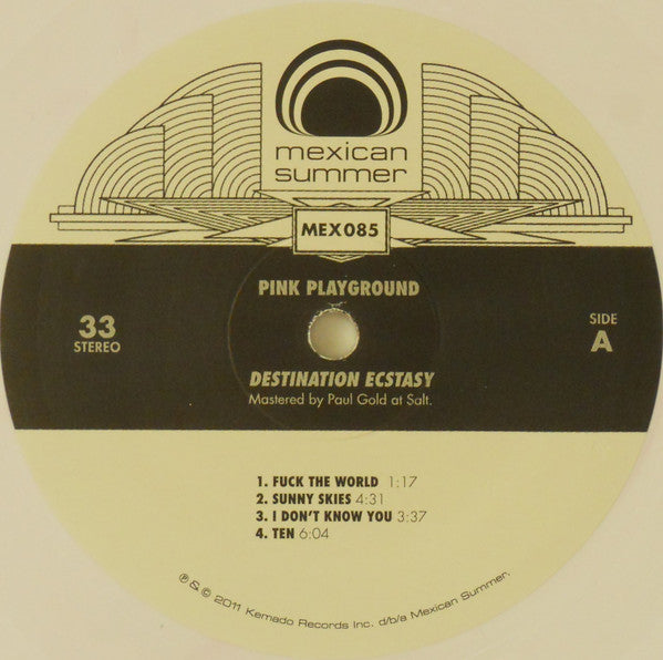 Pink Playground : Destination Ecstasy (LP, Album, Ltd, Pin)