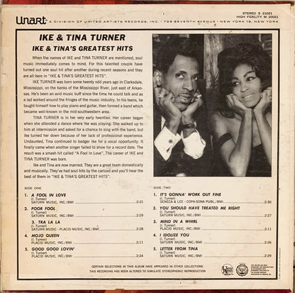 Ike & Tina Turner : Ike & Tina's Greatest Hits (LP, Comp)