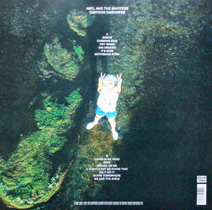 Amyl and The Sniffers : Cartoon Darkness (LP, Album, Ltd, Bla)