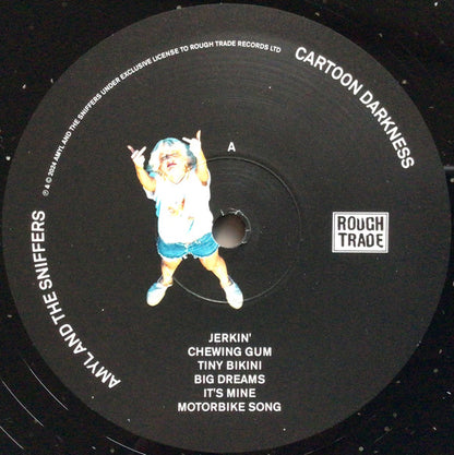 Amyl and The Sniffers : Cartoon Darkness (LP, Album, Ltd, Bla)