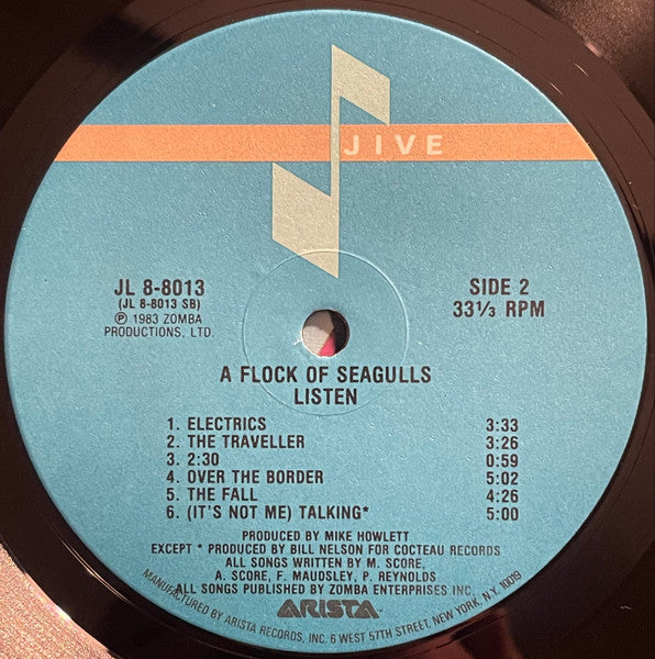A Flock Of Seagulls : Listen (LP, Album)
