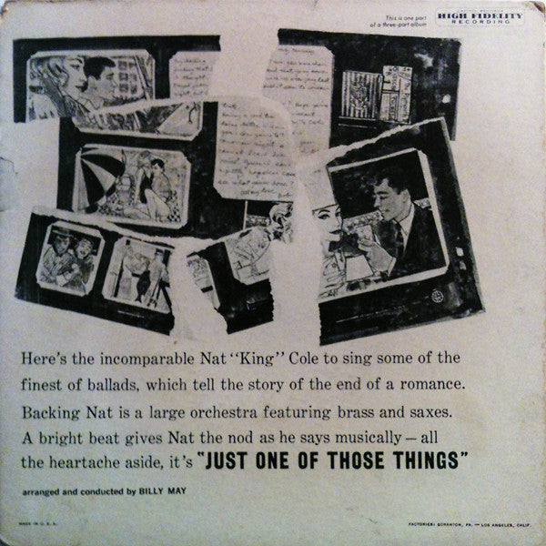 Nat "King" Cole* : Just One Of Those Things, Part 1 (7", EP)