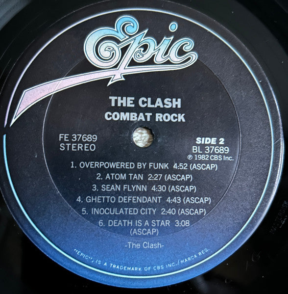 The Clash : Combat Rock (LP, Album, RP, XG )