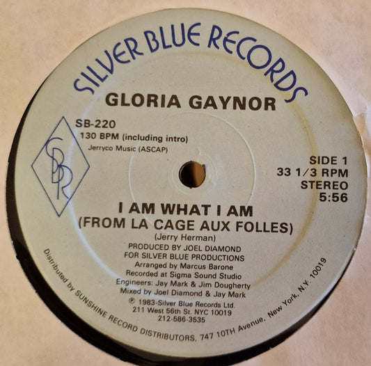 Gloria Gaynor : I Am What I Am (12", Hau)
