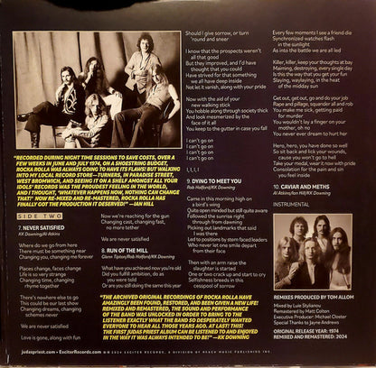 Judas Priest : Rocka Rolla (LP, Album, Ltd, RE, RM, 180)