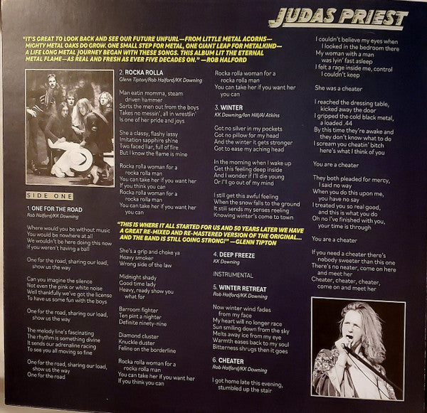 Judas Priest : Rocka Rolla (LP, Album, Ltd, RE, RM, 180)