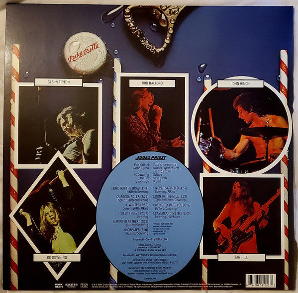 Judas Priest : Rocka Rolla (LP, Album, Ltd, RE, RM, 180)
