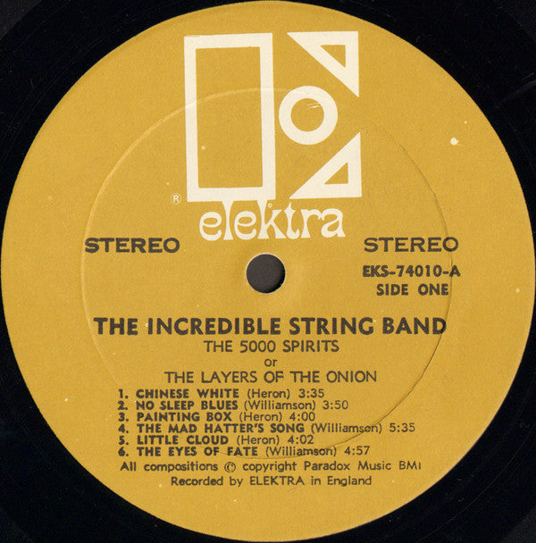 The Incredible String Band : The 5000 Spirits Or The Layers Of The Onion (LP, Album, SON)