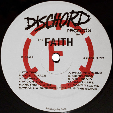 Faith (3) / Void (12) : The Faith / Void (LP, Album, RE, RM, RP)