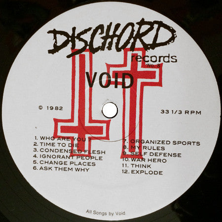 Faith (3) / Void (12) : The Faith / Void (LP, Album, RE, RM, RP)