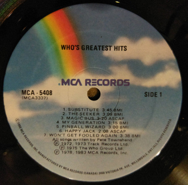 The Who : Greatest Hits (LP, Comp)
