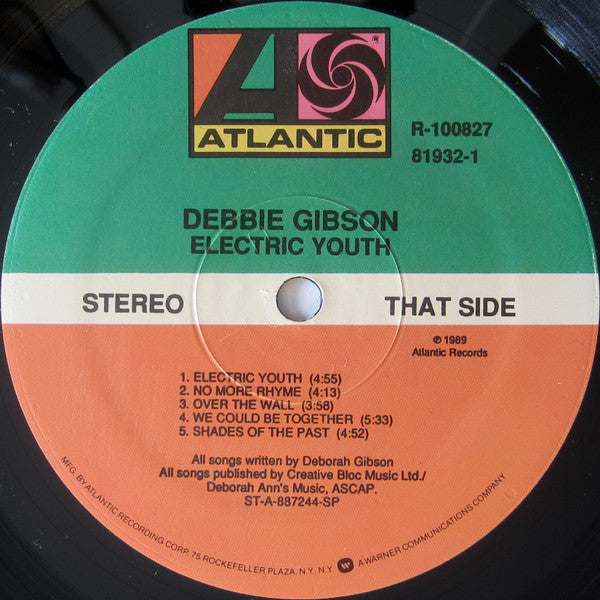 Debbie Gibson : Electric Youth (LP, Album, Club)