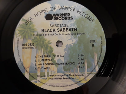Black Sabbath : Sabotage (LP, Album, RE, RM, RP, 180)