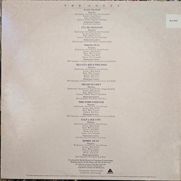 Bob Weir : Heaven Help The Fool (LP, Album, Ind)