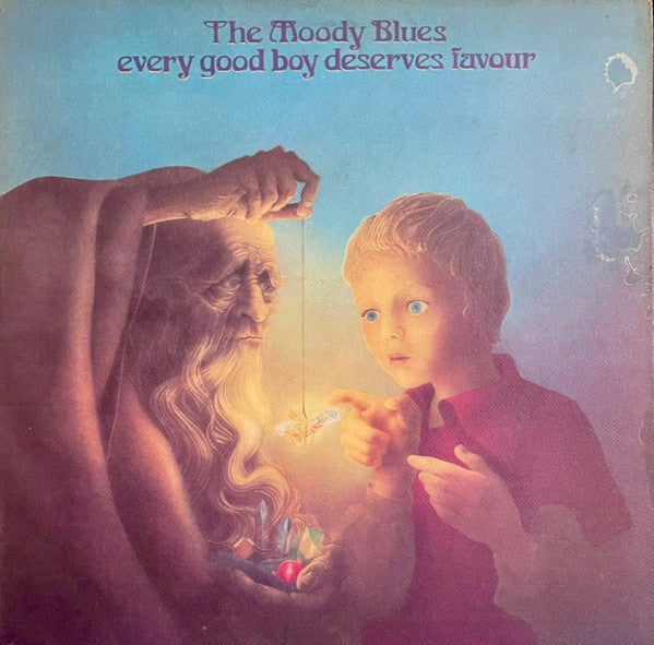 The Moody Blues : Every Good Boy Deserves Favour (LP, Album, RE, BW )