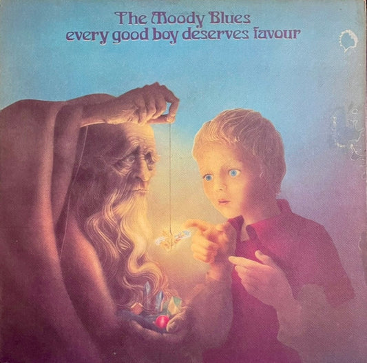 The Moody Blues : Every Good Boy Deserves Favour (LP, Album, RE, BW )
