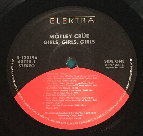 Mötley Crüe : Girls, Girls, Girls (LP)