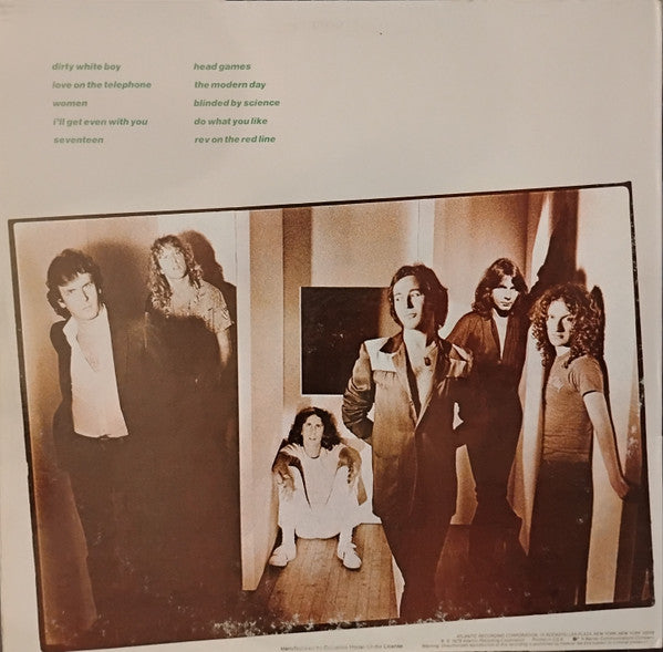 Foreigner : Head Games (LP, Album, Club, Ter)