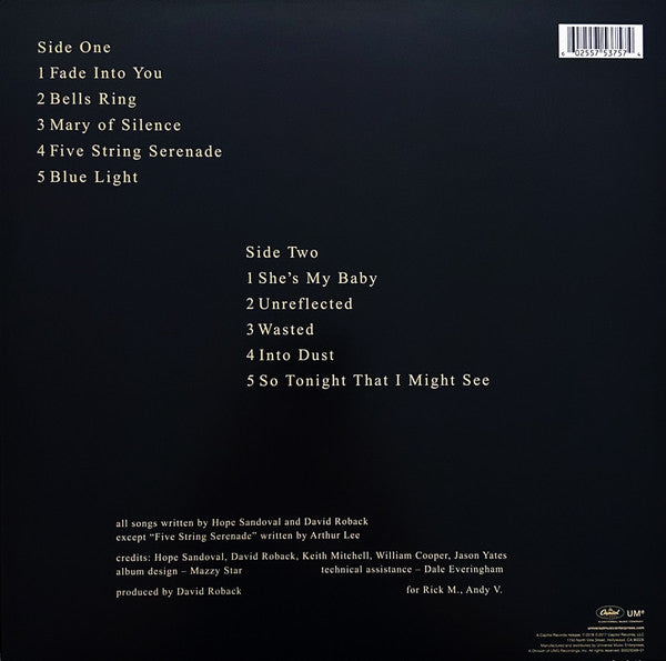 Mazzy Star : So Tonight That I Might See (LP, Album, RE)