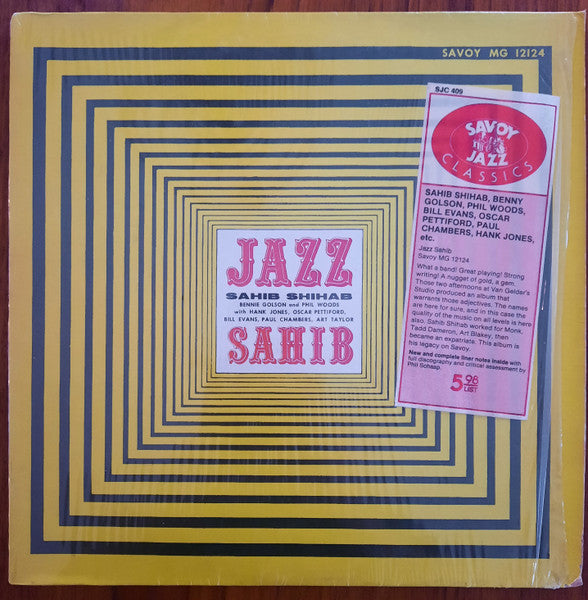 Sahib Shihab : Jazz Sahib (LP, Album, RE, Red)