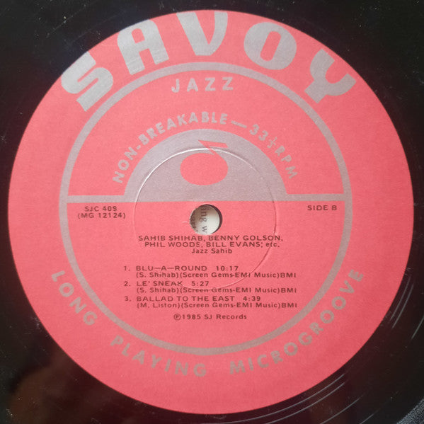 Sahib Shihab : Jazz Sahib (LP, Album, RE, Red)
