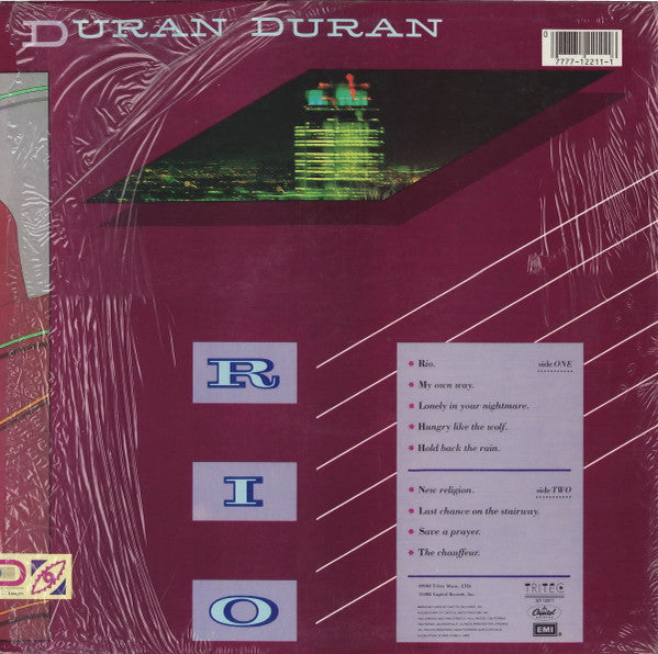 Duran Duran : Rio (LP, Album, RE, RM, 3rd)
