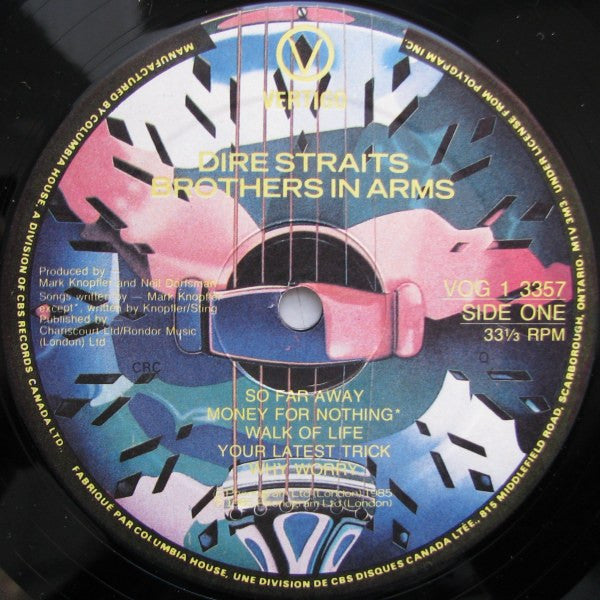 Dire Straits : Brothers In Arms (LP, Album, Club, RE, Qua)