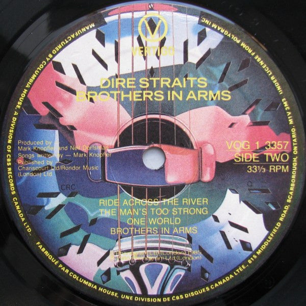 Dire Straits : Brothers In Arms (LP, Album, Club, RE, Qua)