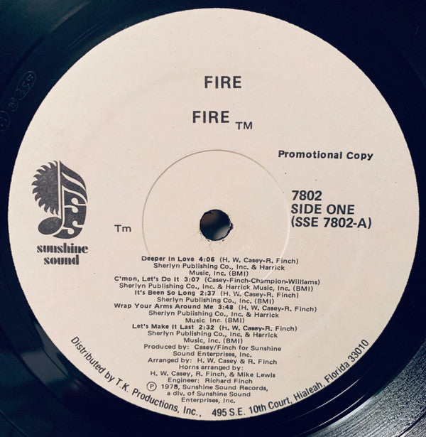 Fire (5) : Fire (LP, Album, Promo)