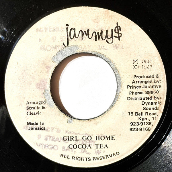 Cocoa Tea : Girl Go Home (7")