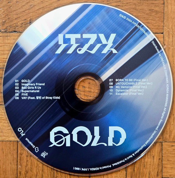 Itzy (2) : Gold (CD, MiniAlbum, Lig)