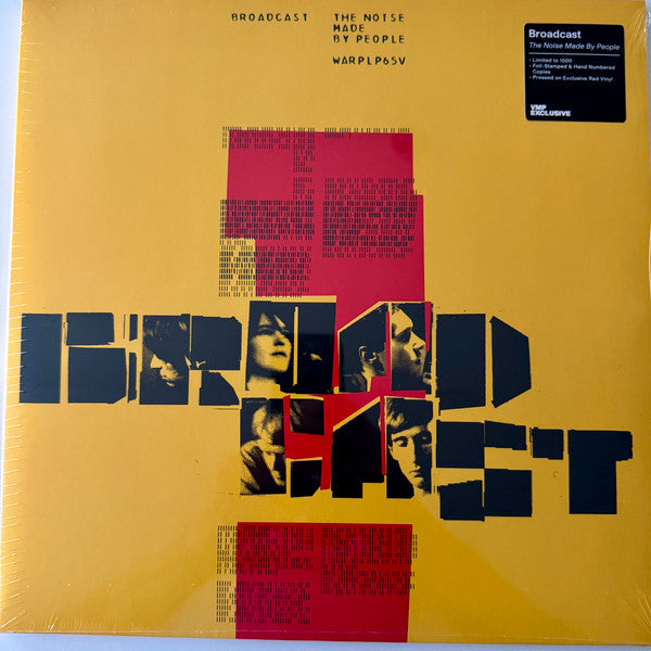 Broadcast : The Noise Made By People (LP, Album, Club, Num, RE, Red)